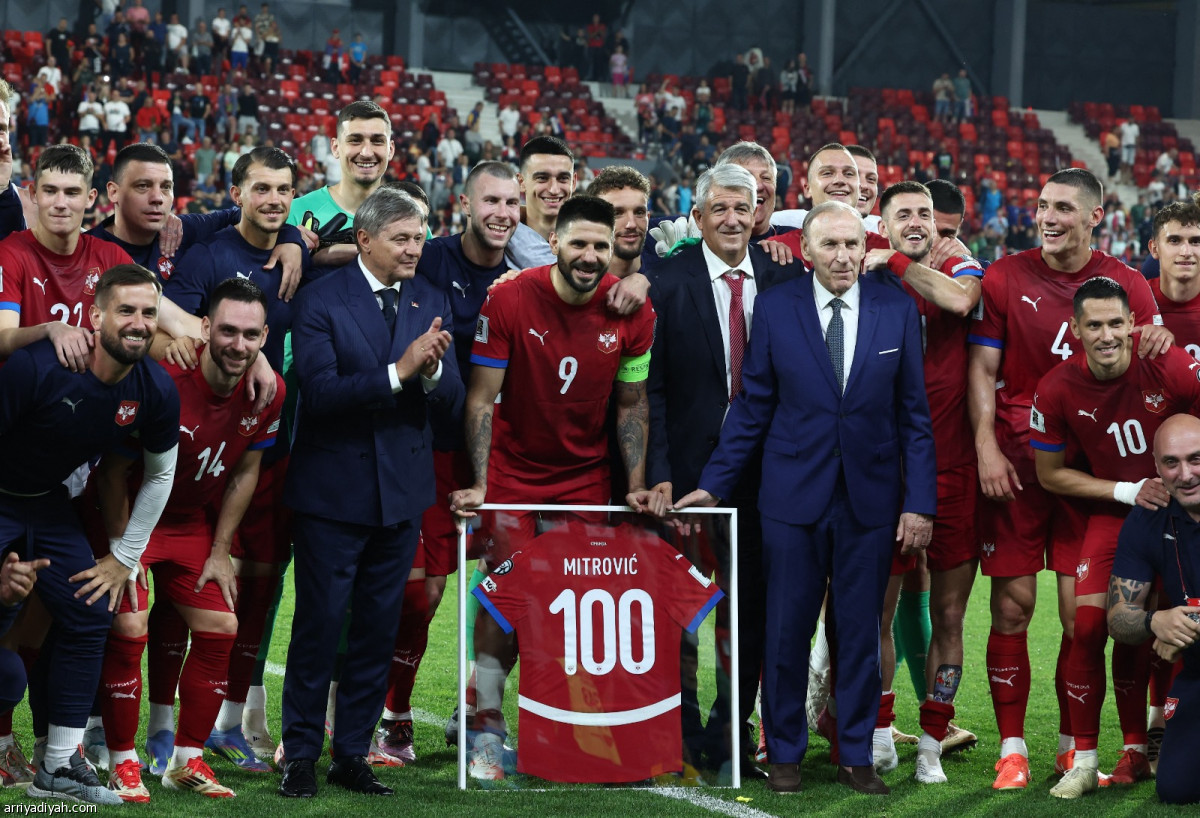 ميتروفيتش يحتفل بالمئوية