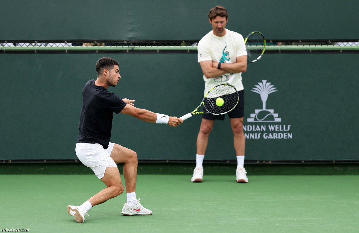 ألكاراز يستعد