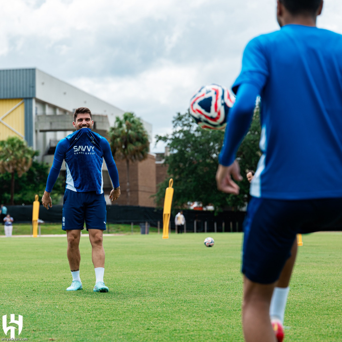 تدريب تحت المطر